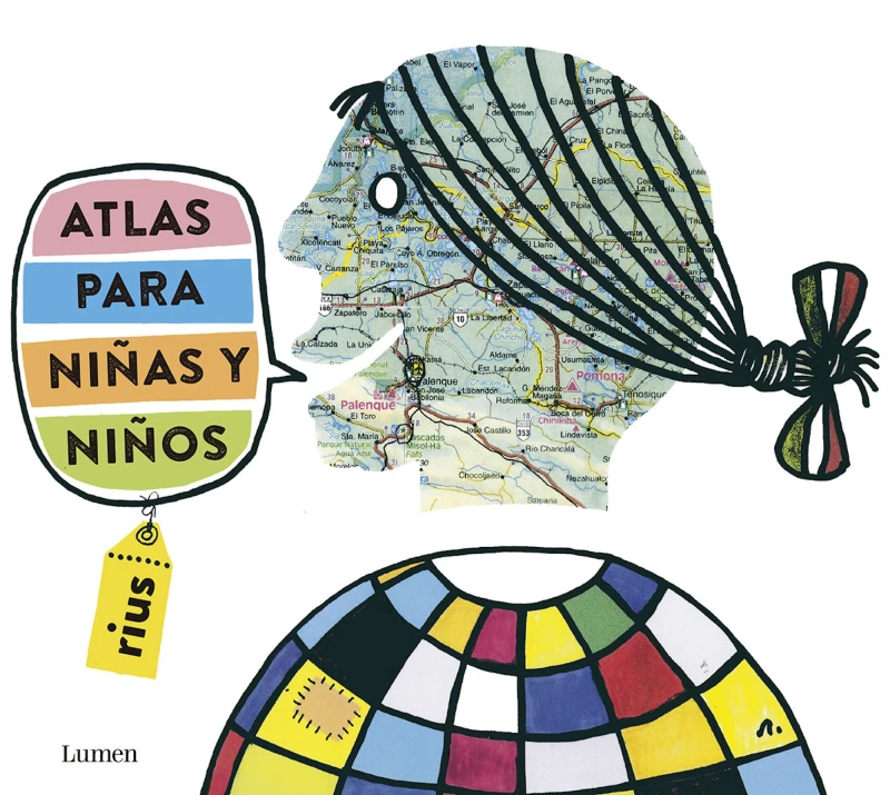 Portada: Atlas para niñas y niños