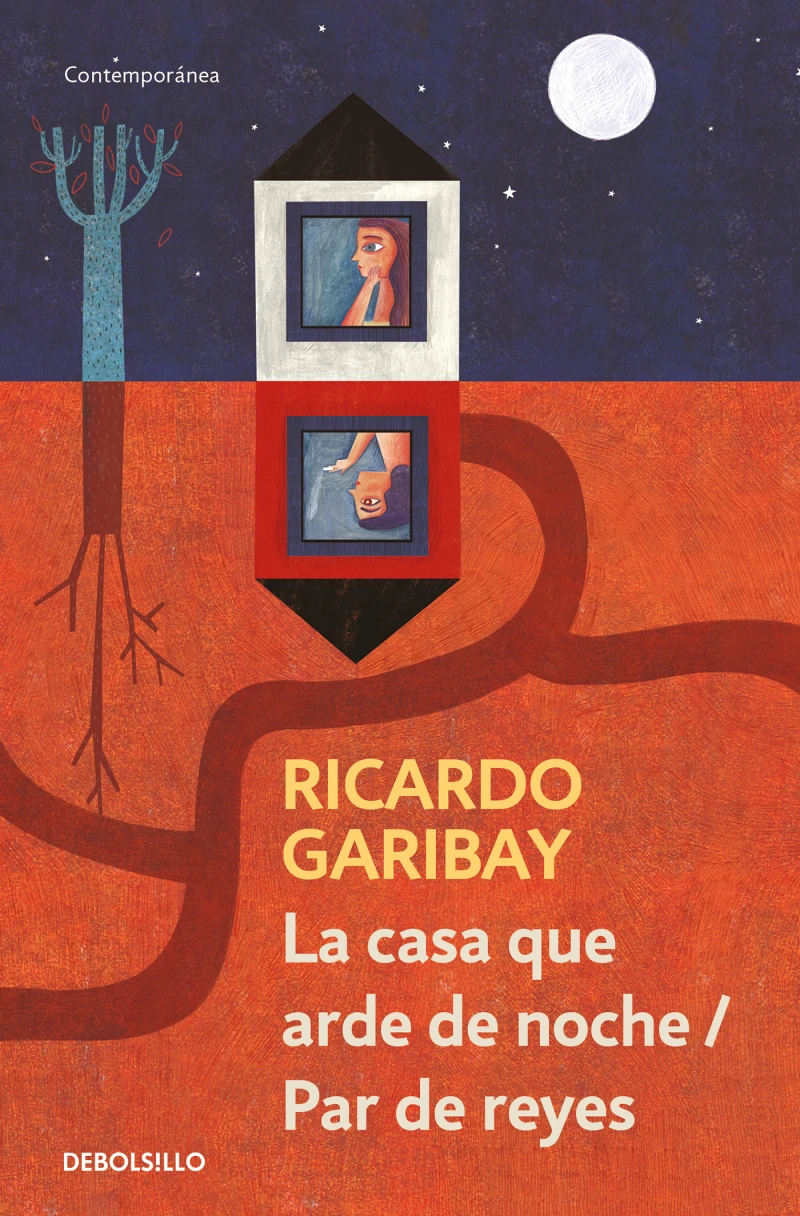 Portada: La casa que arde de noche / Par de reyes