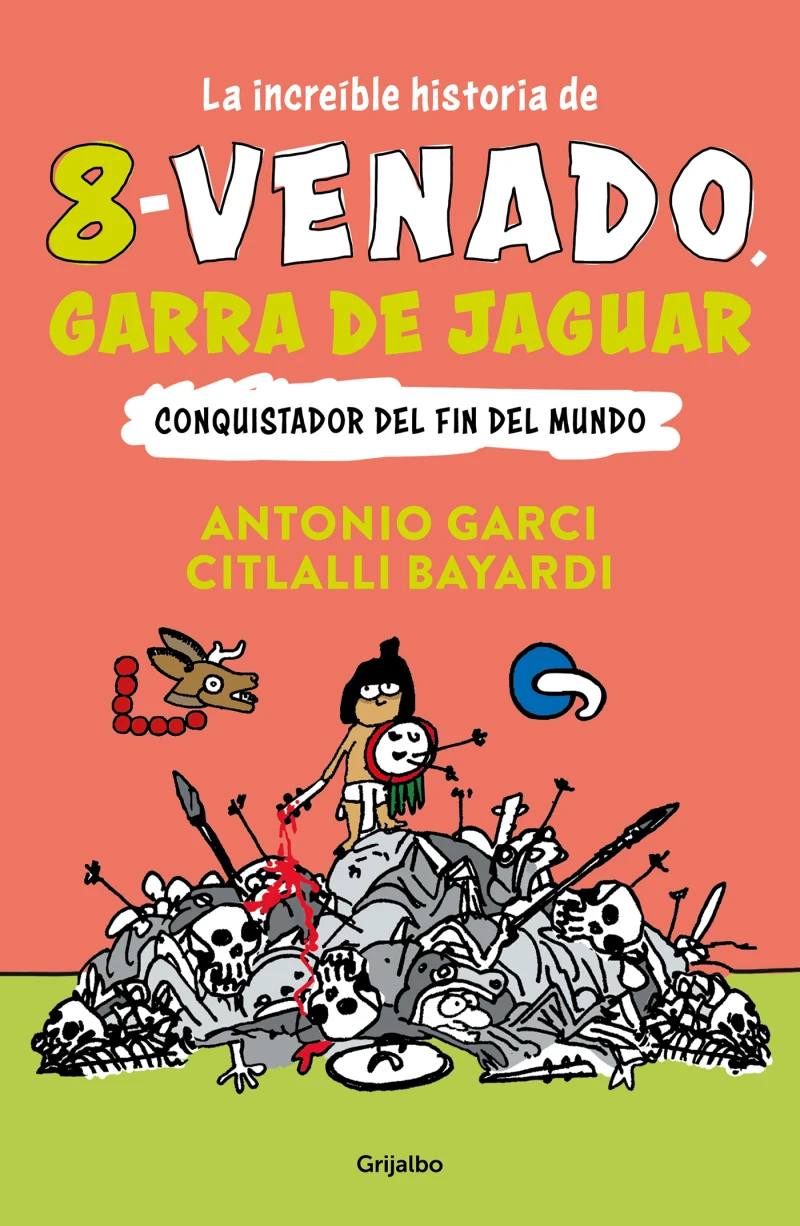 Portada: La maravillosa historia de 8 venado, Garra de Jaguar