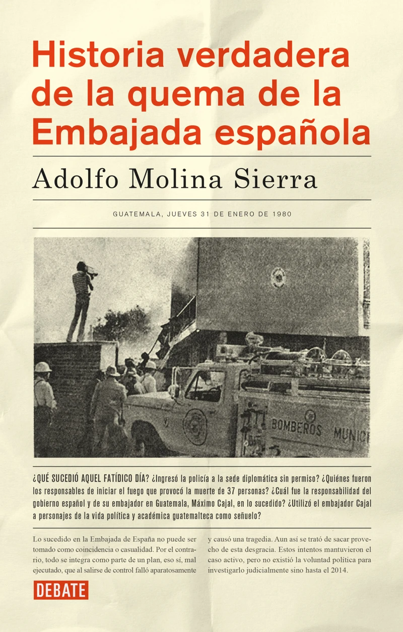 Portada: Historia verdadera de la quema de la Embajada española
