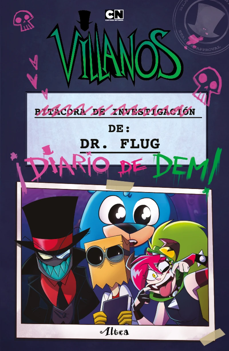 Portada: Villanos - Bitacora de investigación del Dr. Flug