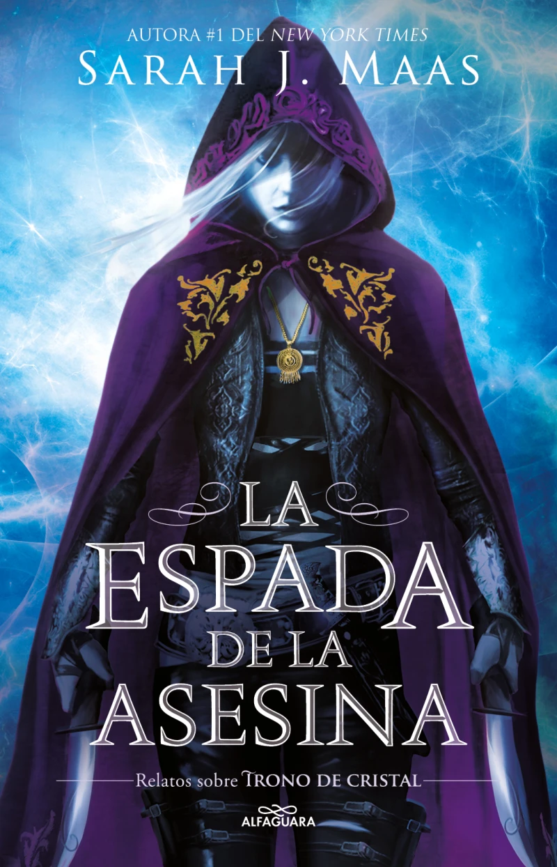 Portada: La espada de la asesina (Trono de Cristal 0)