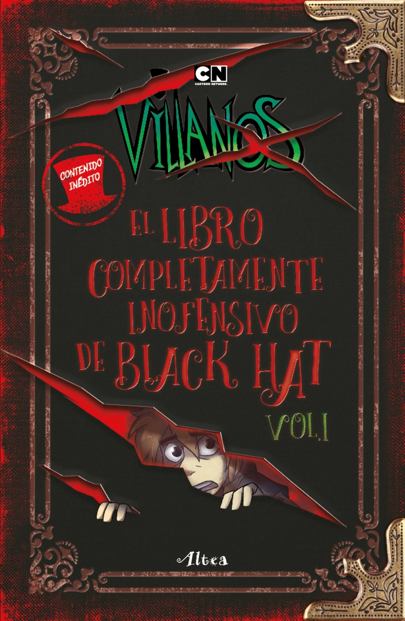 Portada: Villanos - El libro completamente inofensivo de Black Hat Vol . 1