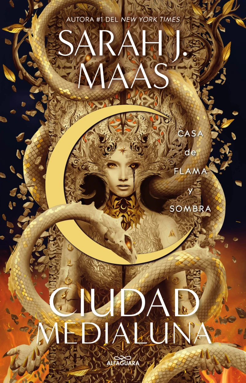 Portada: Casa de flama y sombra (Ciudad Medialuna 3)