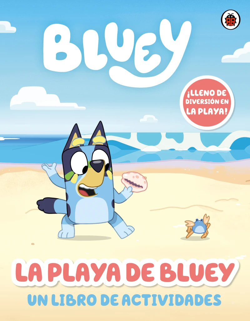 Portada: Bluey. Actividades - La playa de Bluey