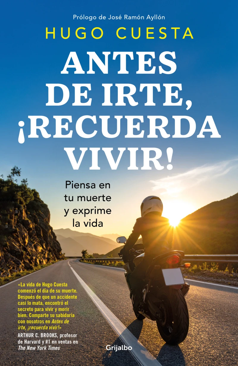 Portada: Antes de irte, ¡recuerda vivir!