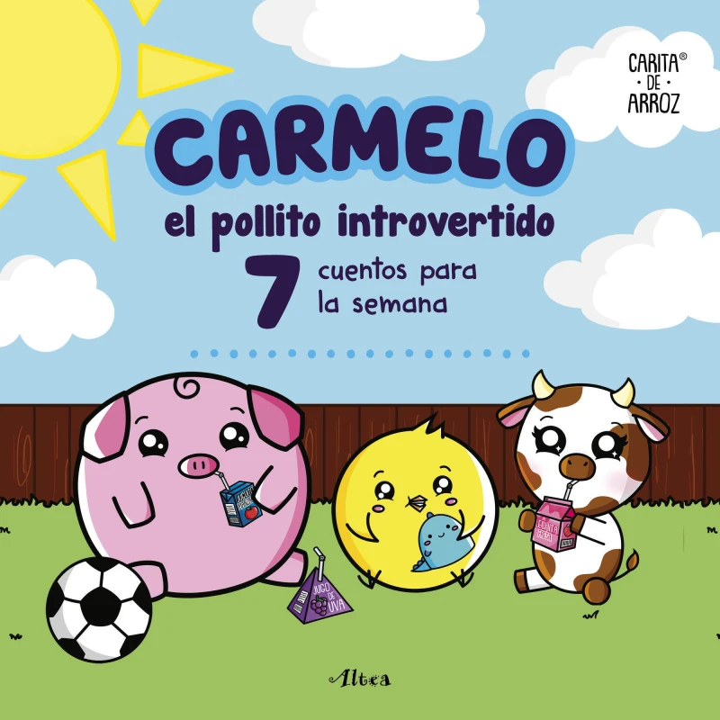 Portada: Carmelo el pollito introvertido - 7 Cuentos para la semana