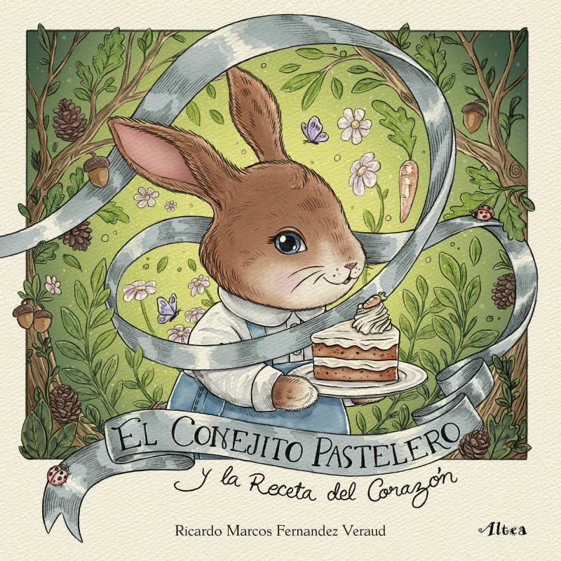 Portada: El conejito pastelero y la receta del corazón