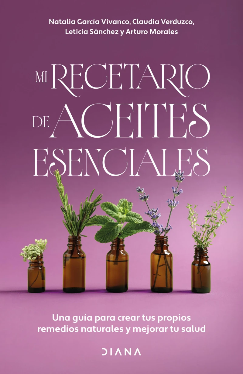 Portada: Mi recetario de aceites esenciales