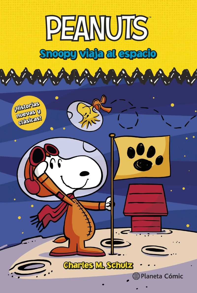 Portada: Peanuts. Snoopy viaja al espacio