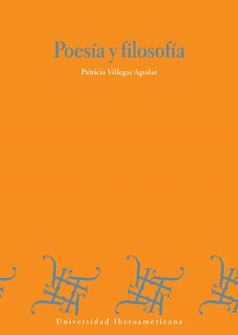 Portada: Poesía y filosofía