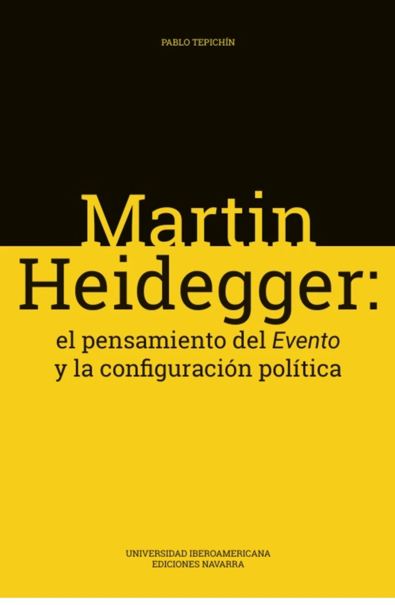 Portada: Martin Heidegger