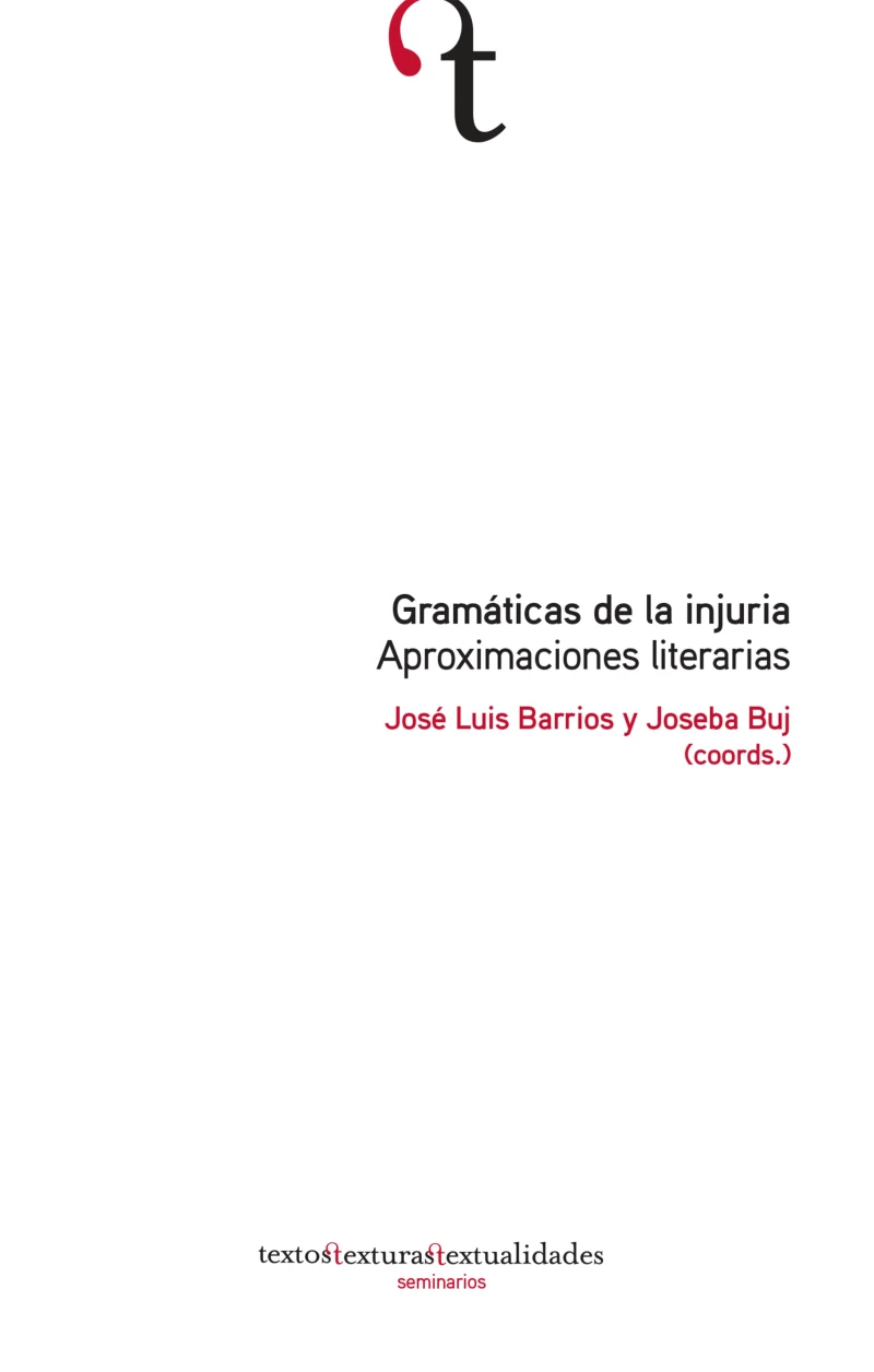 Portada: Gramáticas de la injuria