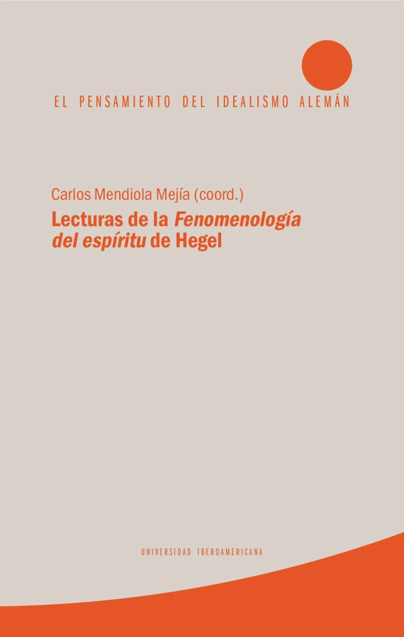 Portada: Lecturas de la Fenomenología del espíritu de Hegel