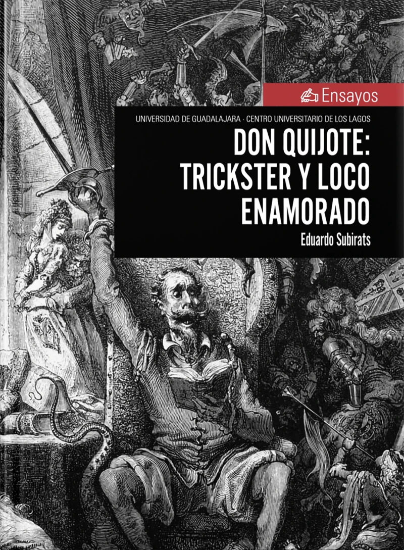 Portada: Don Quijote: trickster y loco enamorado