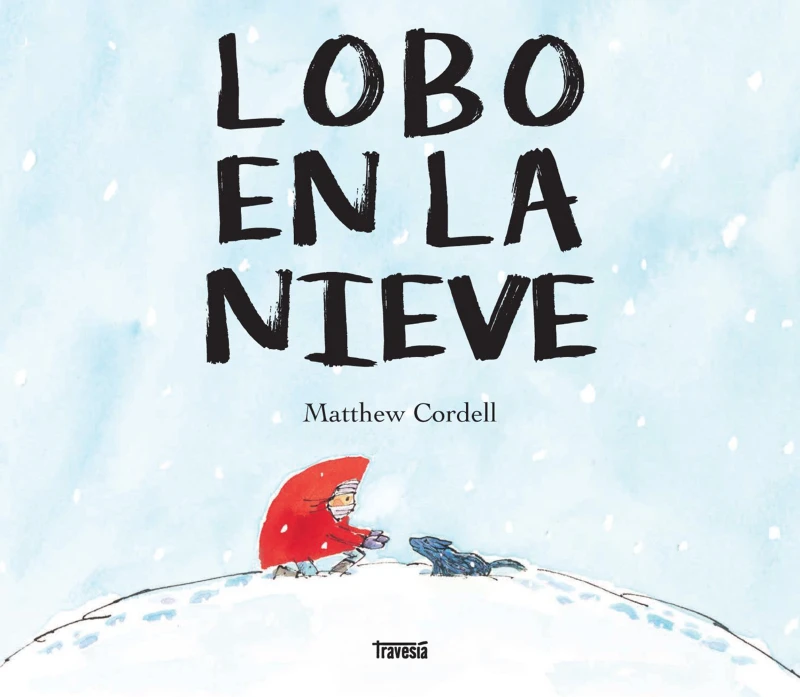 Portada: Lobo en la nieve