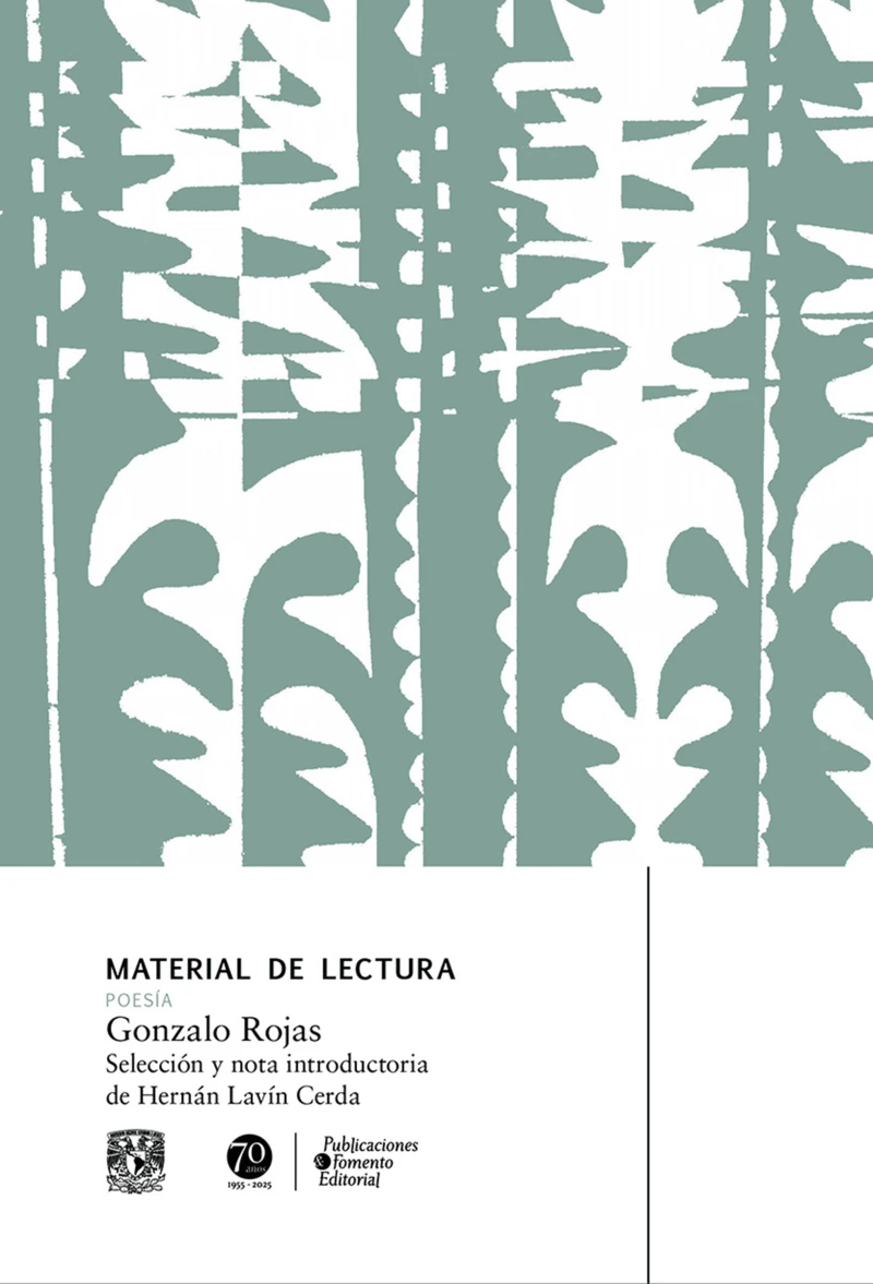 Portada: Material de Lectura. Gonzalo Rojas