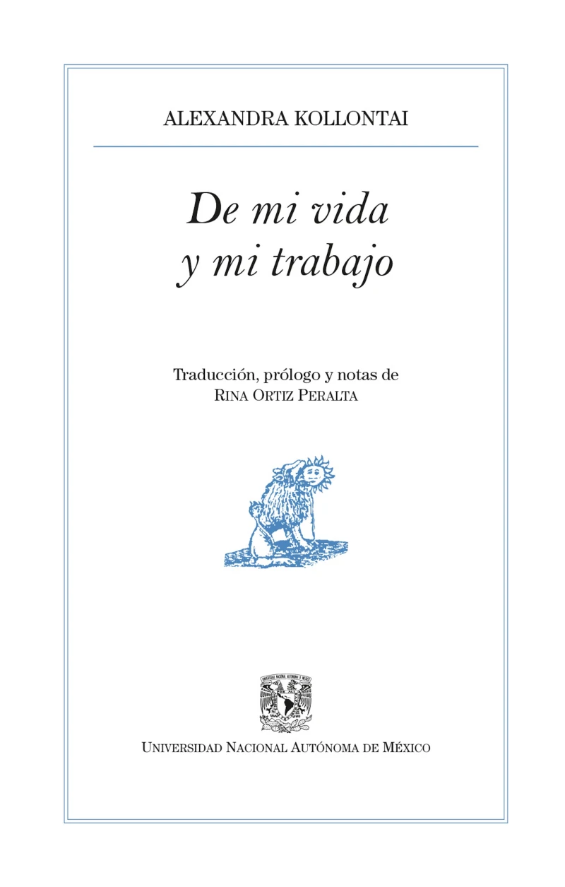 Portada: De mi vida y mi trabajo