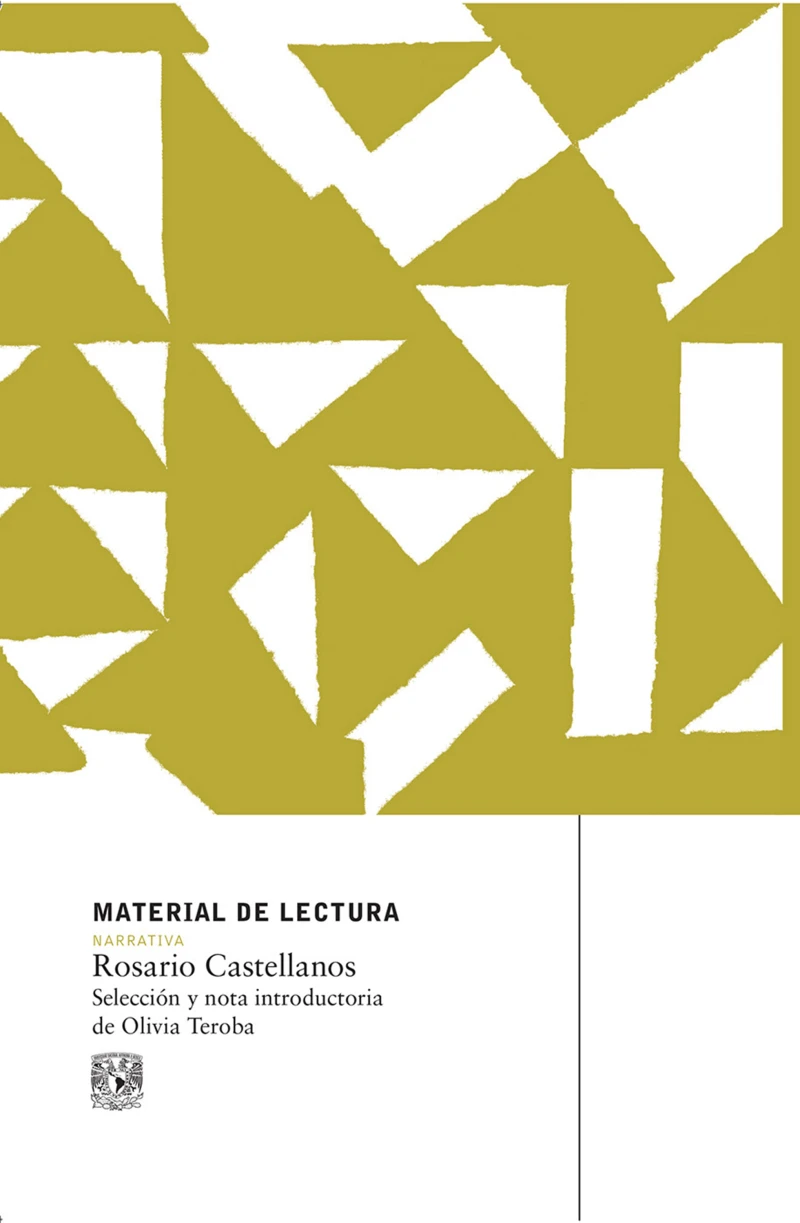 Portada: Material de Lectura. Rosario Castellanos. Narrativa