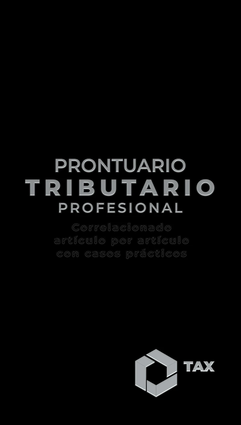 Portada: Prontuario Tributario Profesional 2025