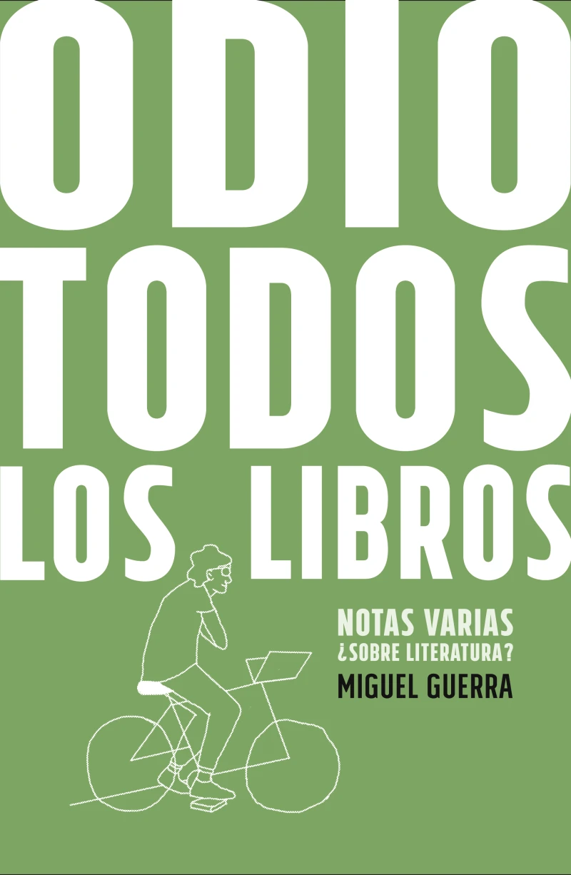 Portada: Odio todos los libros