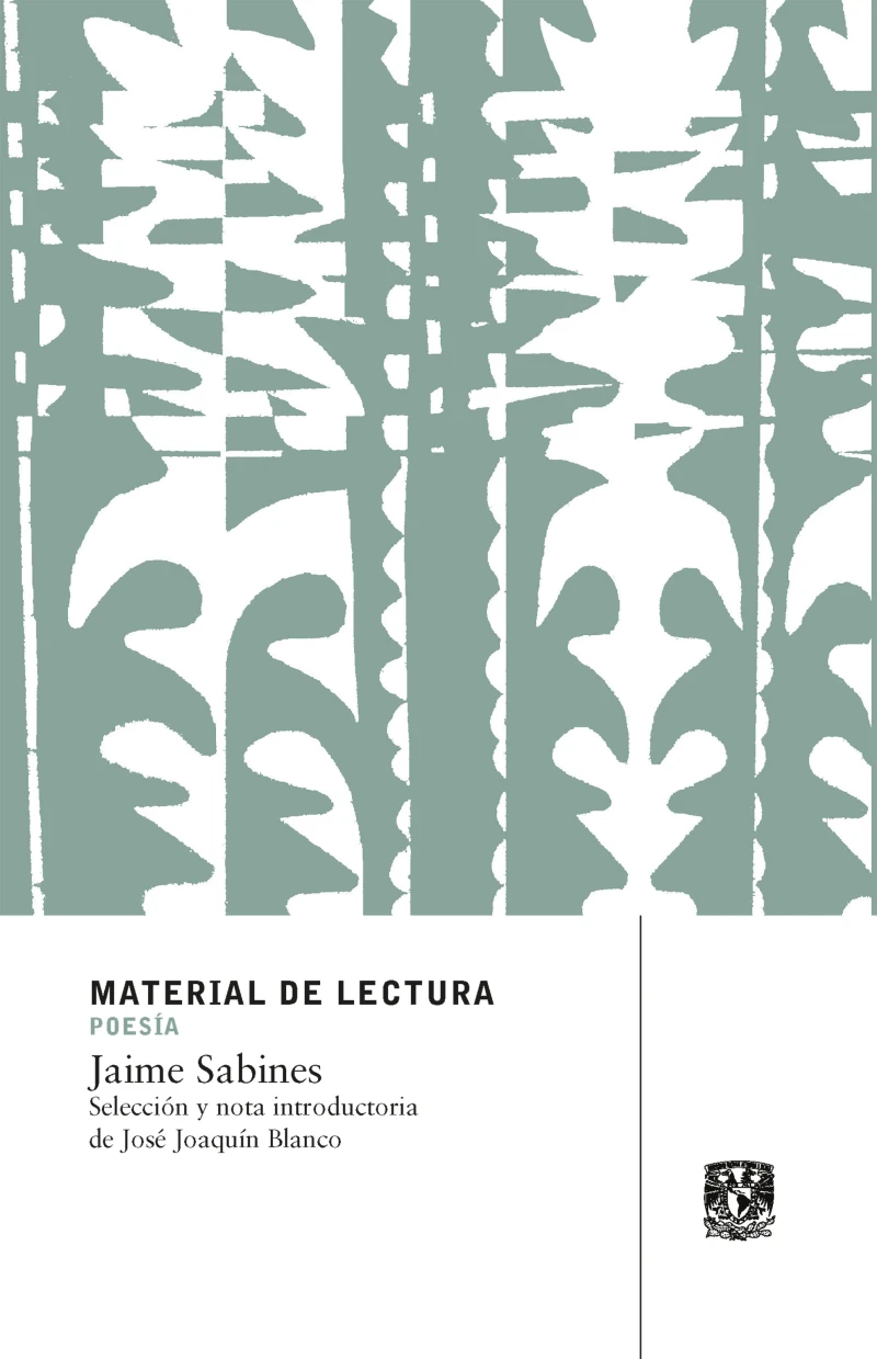Portada: Material de lectura. Jaime Sabines