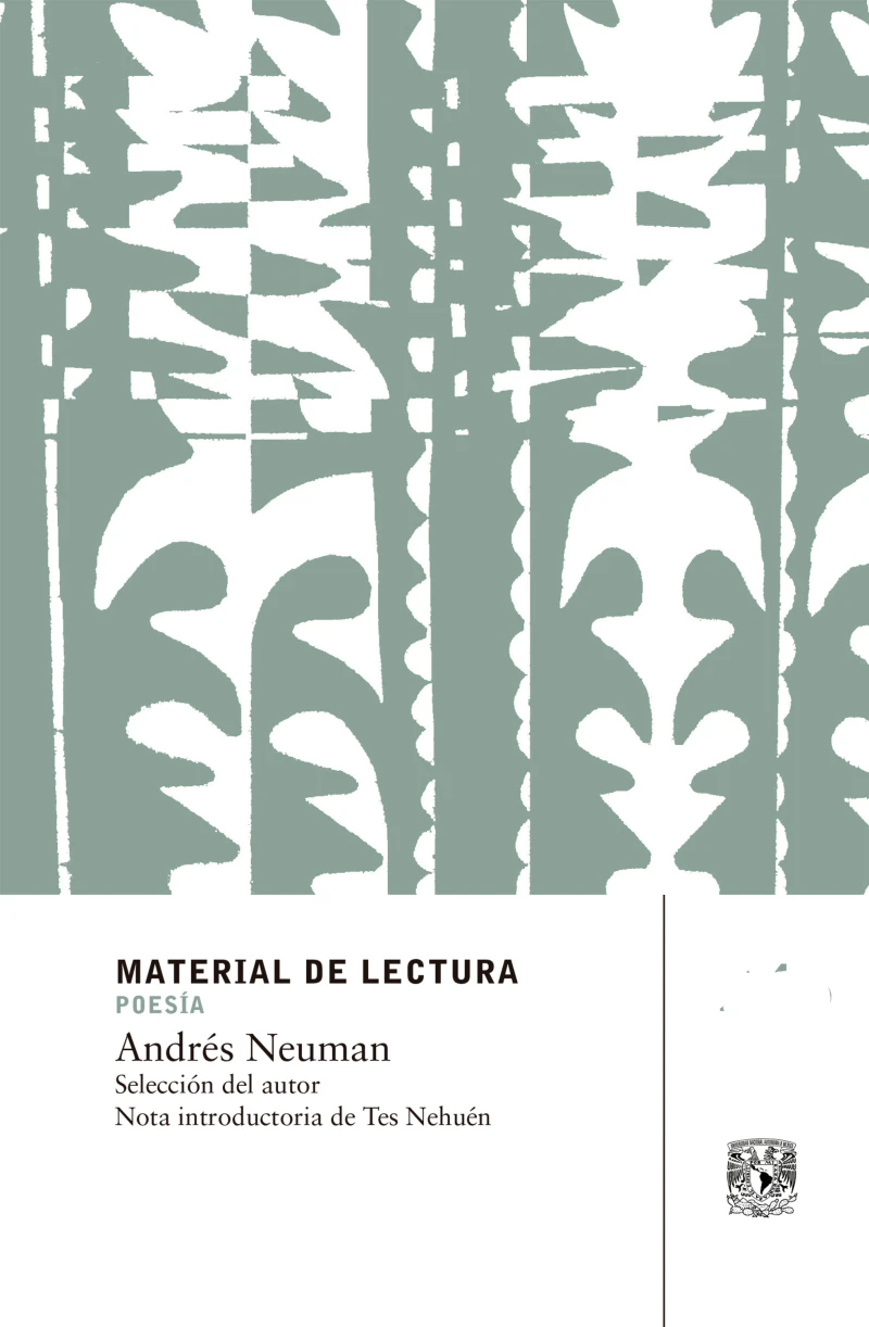 Portada: Material de lectura. Andrés Neuman