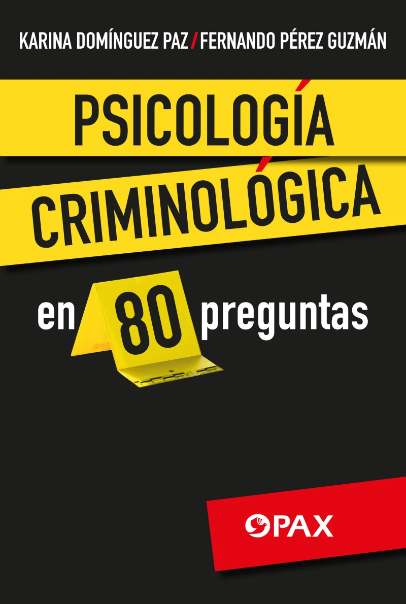 Portada: Psicología criminológica en 80 preguntas