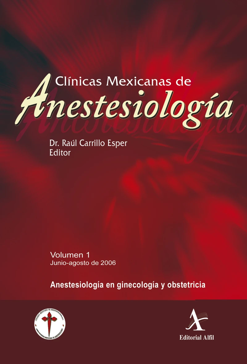 Portada: Anestesiología en ginecología y obstetricia