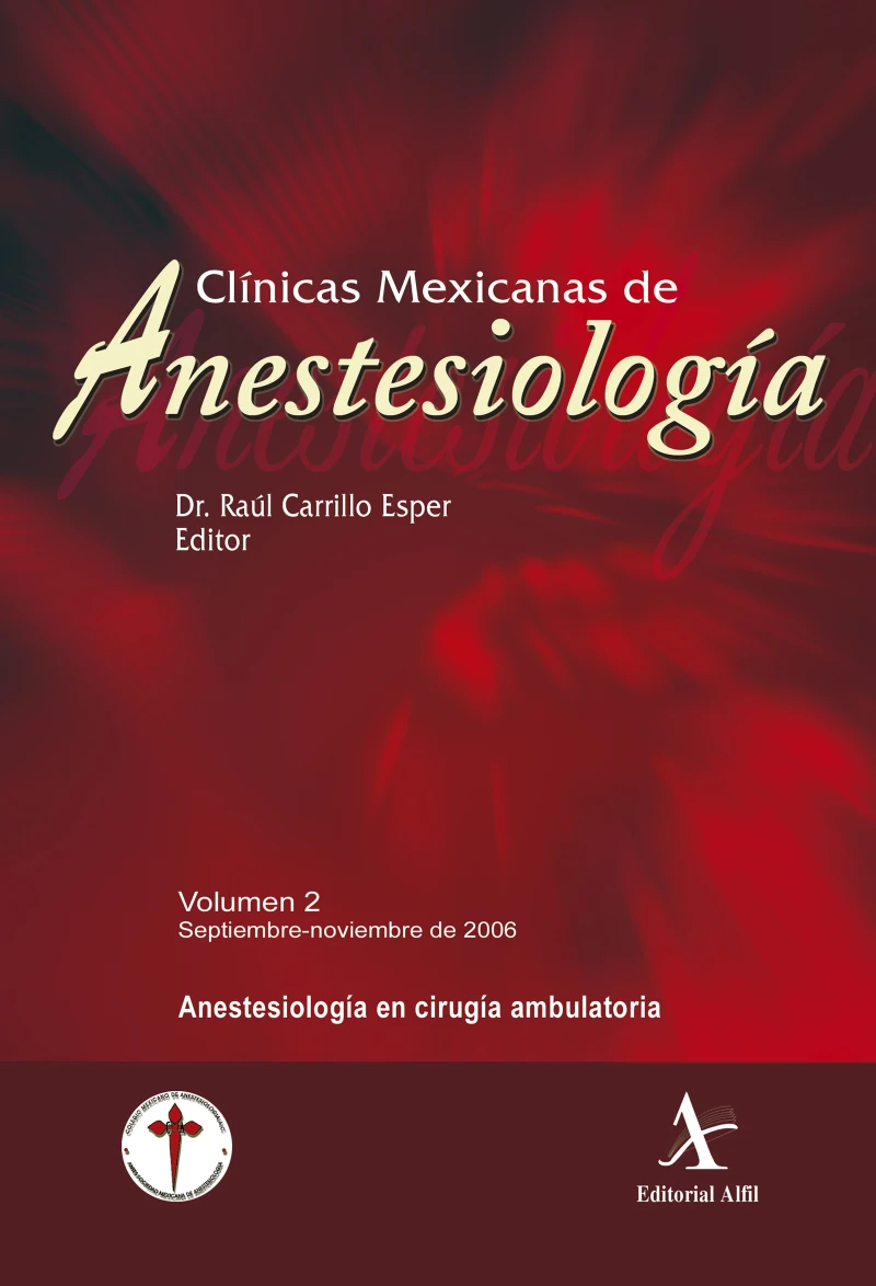 Portada: Anestesiología en cirugía ambulatoria
