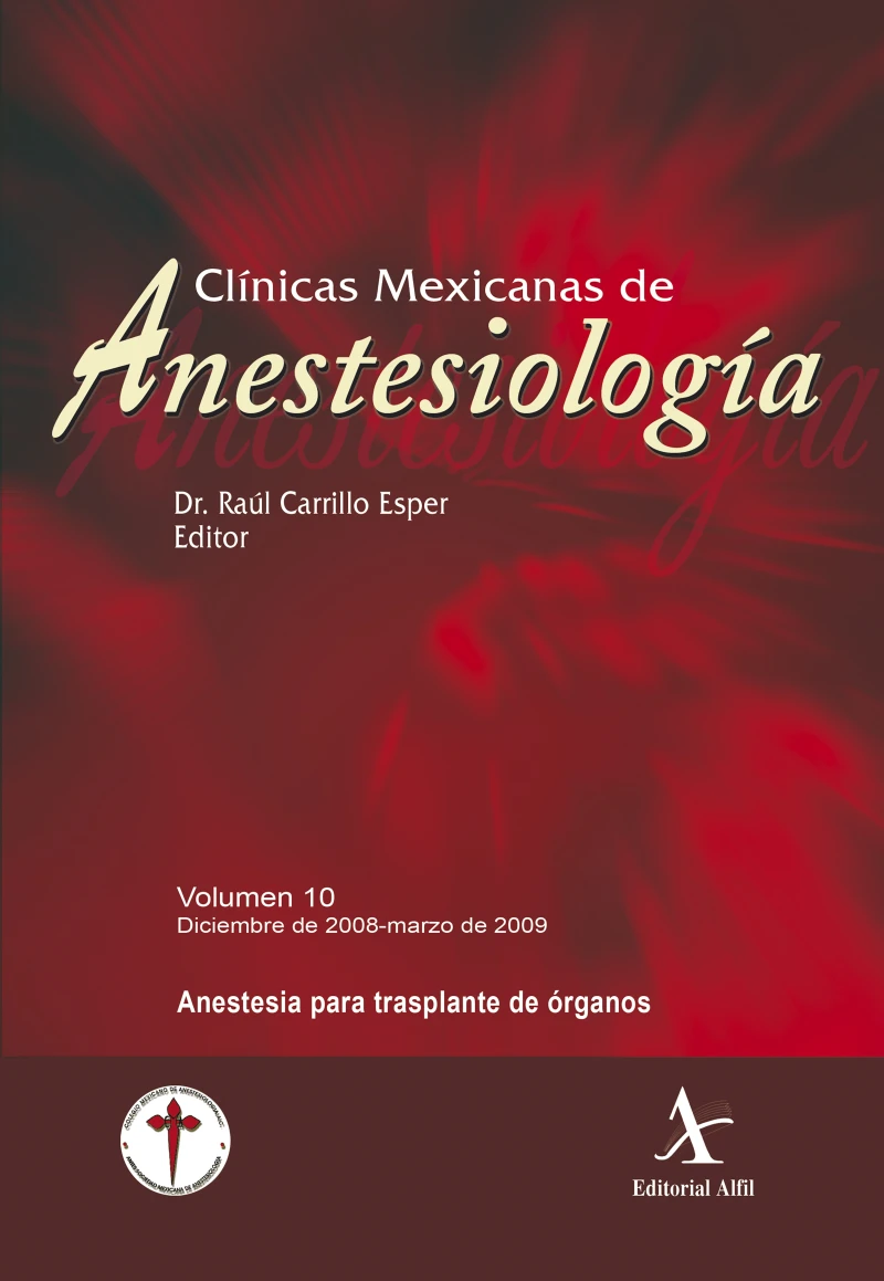Portada: Anestesia para trasplante de órganos