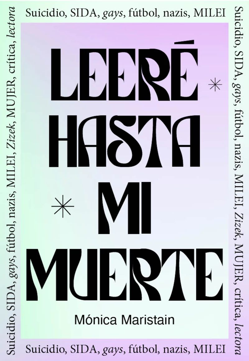 Portada: Leeré hasta mi muerte