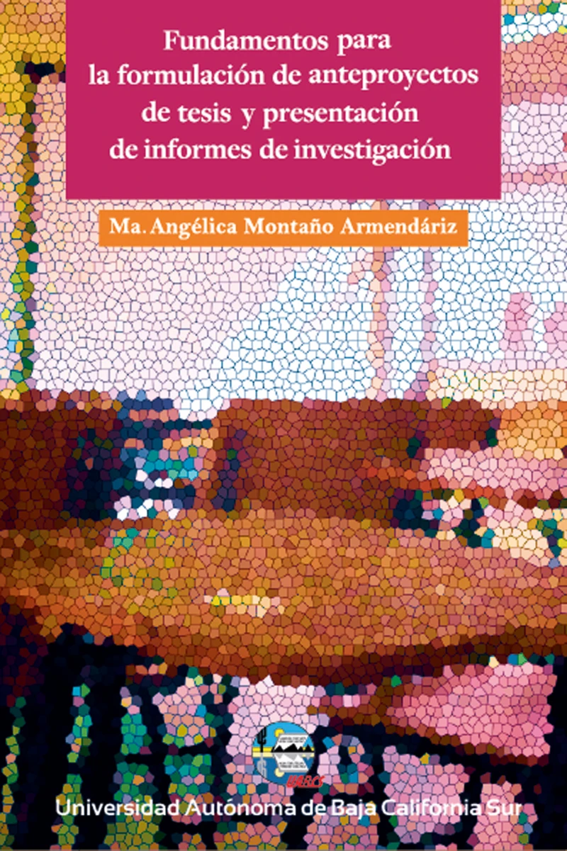 Portada: Fundamentos para  la formulación de anteproyectos de tesis y presentación de informes de investigación