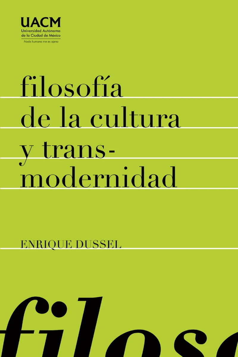Portada: Filosofía de la cultura y transmodernidad: ensayos