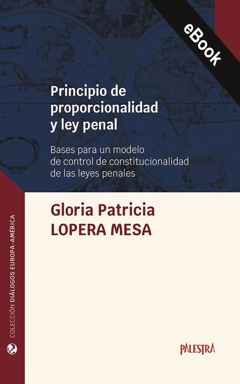 Portada: Principio de proporcionalidad y ley penal