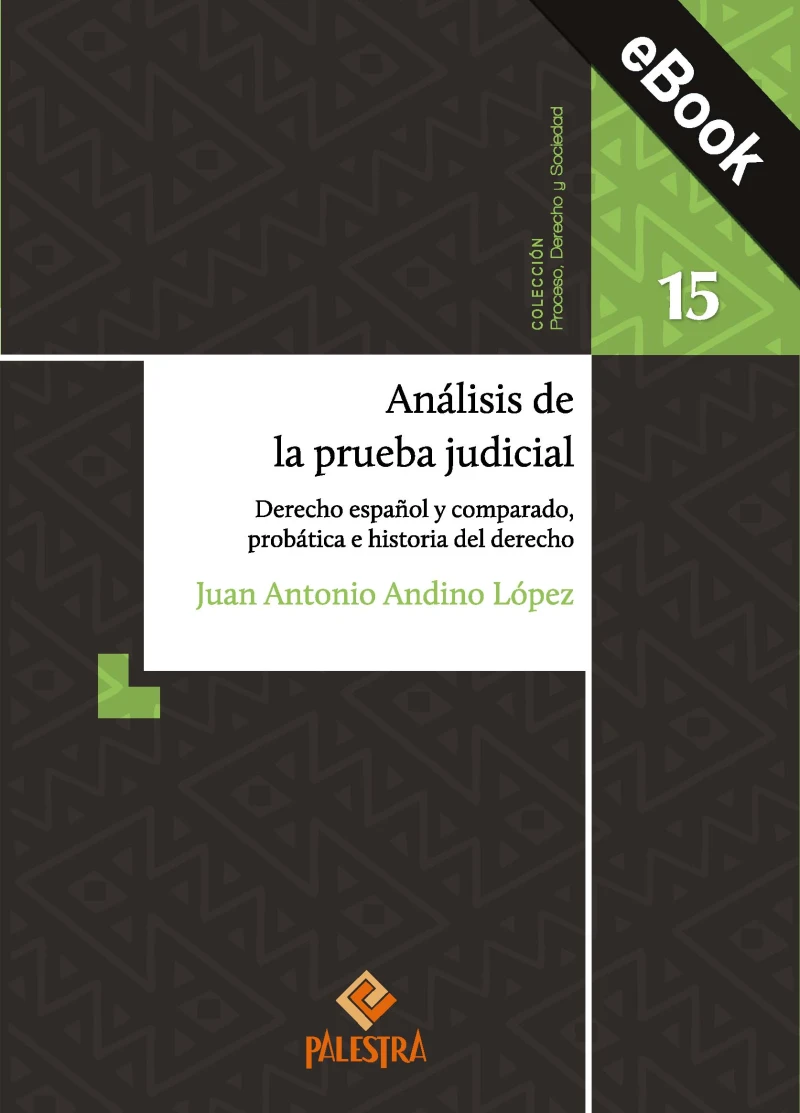 Portada: Análisis de la prueba judicial