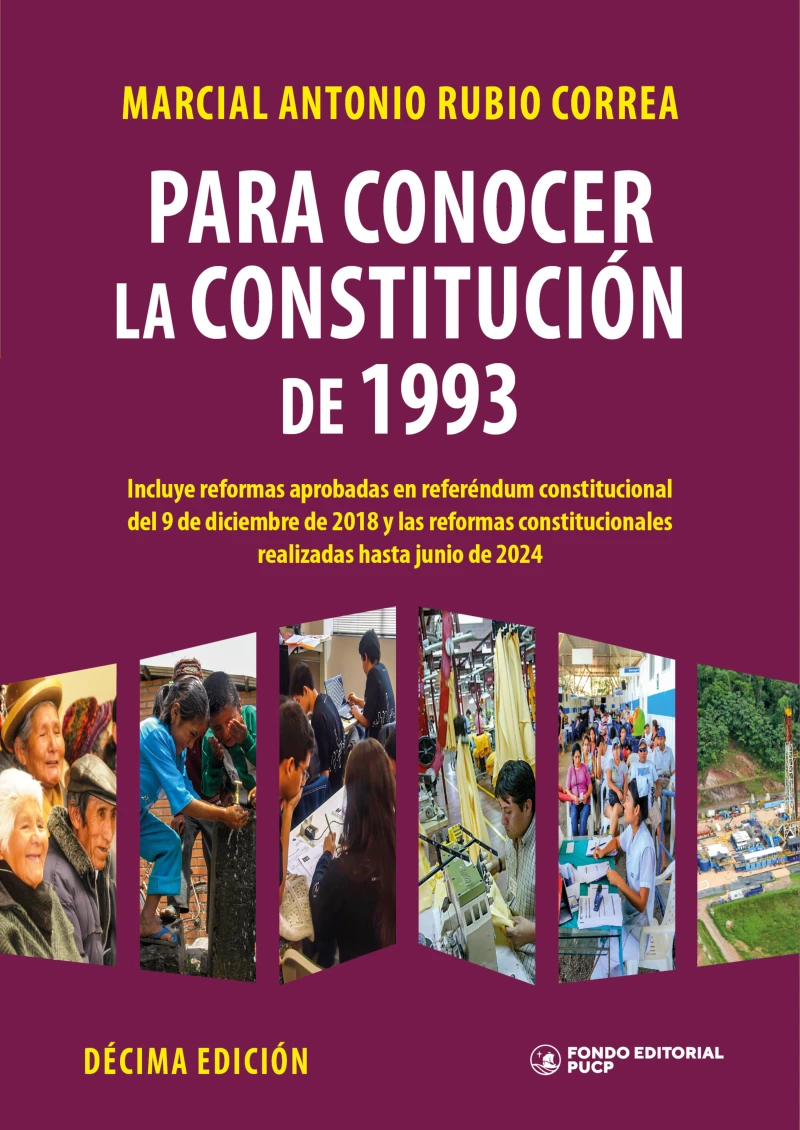 Portada: Para conocer la Constitución de 1993