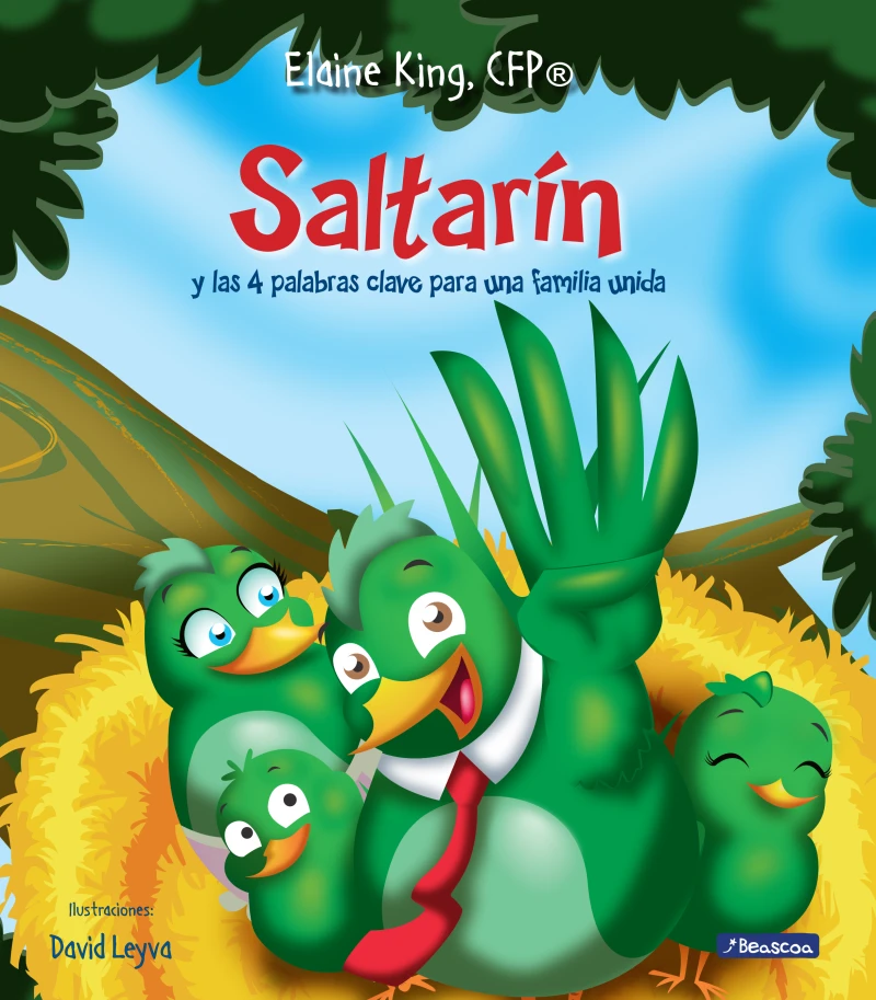 Portada: Saltarin y las 4 palabras clave para una familia unida
