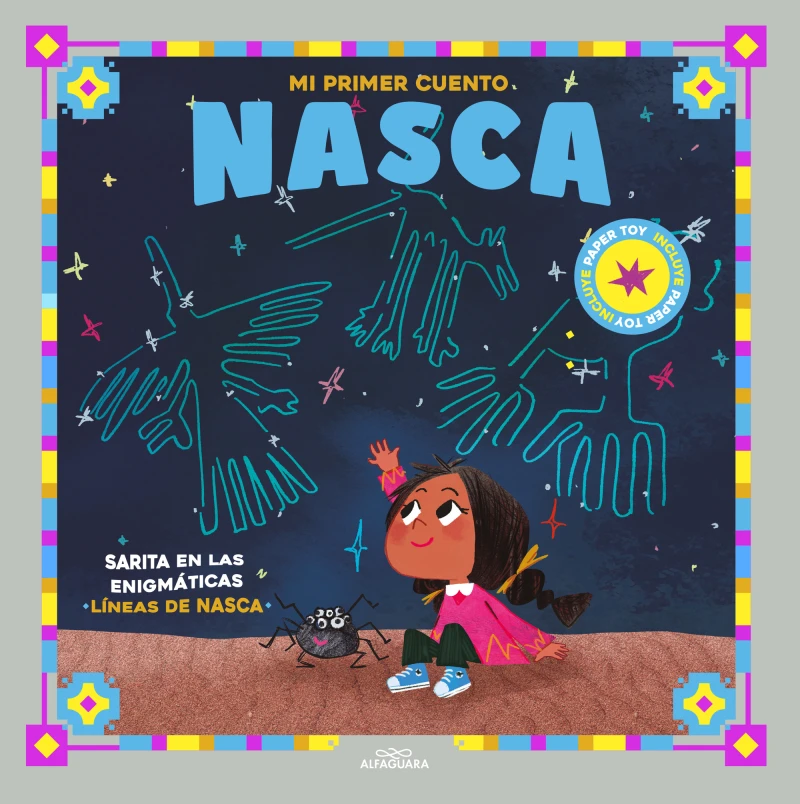 Portada: Sarita en las enigmáticas líneas de Nasca