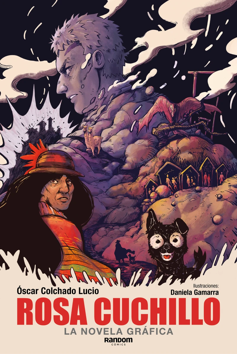 Portada: Rosa Cuchillo. La novela gráfica