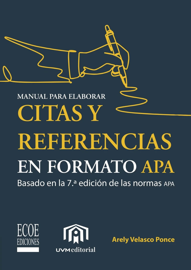 Portada: Manual para elaborar citas y referencias en formato APA