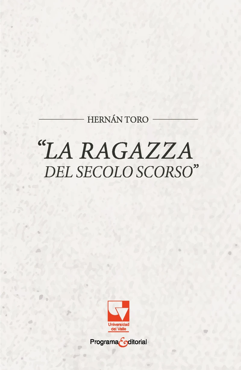Portada: La ragazza del secolo scorso