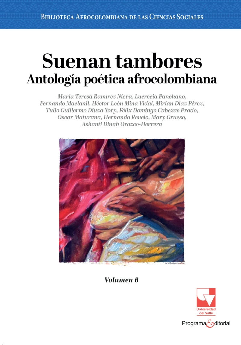 Portada: Suenan tambores. Antología poética afrocolombiana