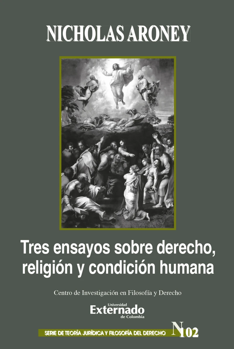 Portada: Tres ensayos sobre derecho, religión y condición humana