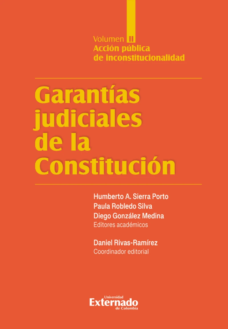 Portada: Garantías judiciales de la Constitución Tomo II