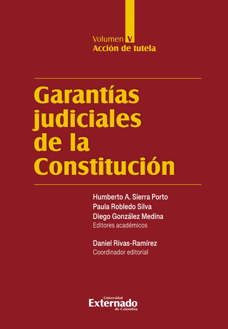Portada: Garantías judiciales de la Constitución Tomo V