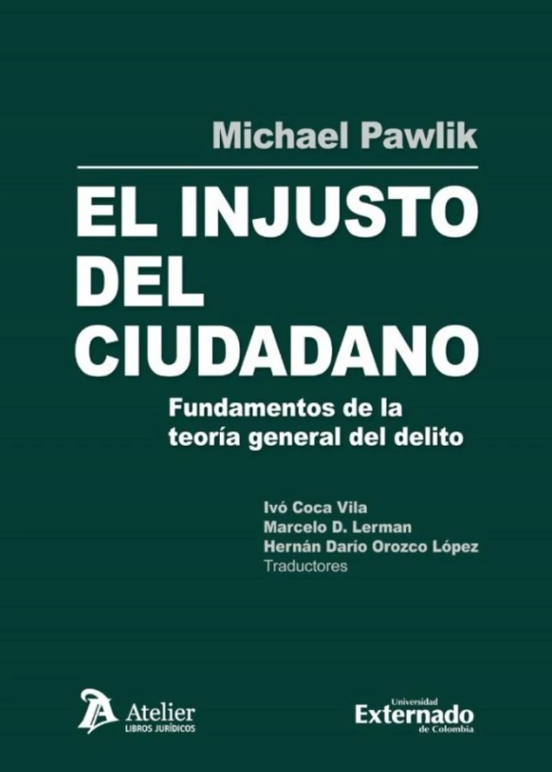 Portada: El injusto del ciudadano