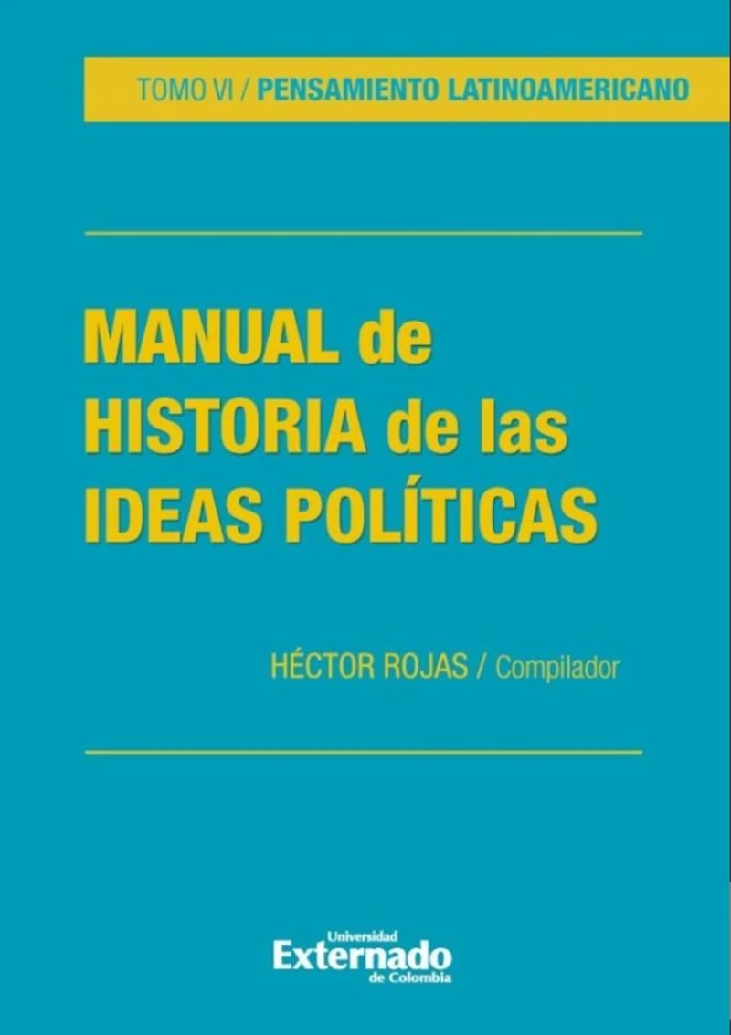 Portada: Manual de historia de la ideas políticas. Tomo VI