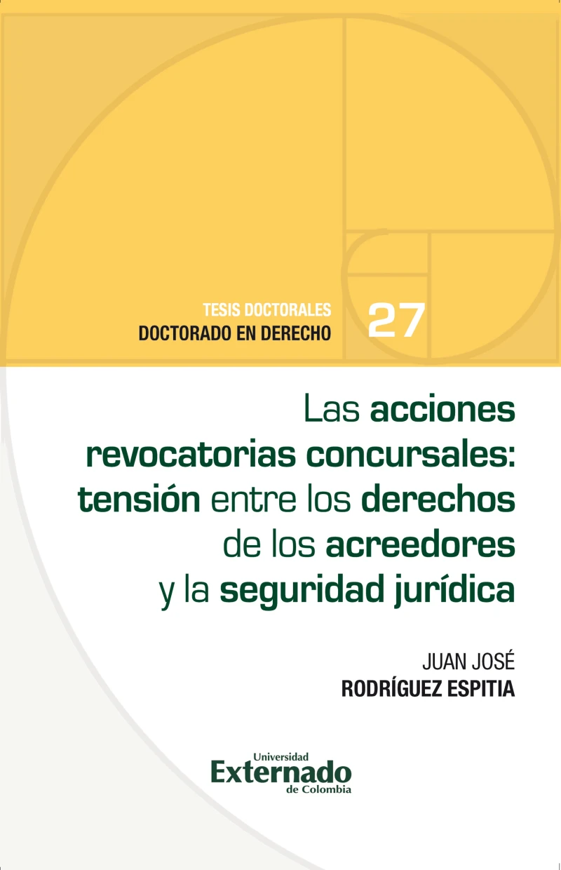 Portada: Las acciones revocatorias concursales