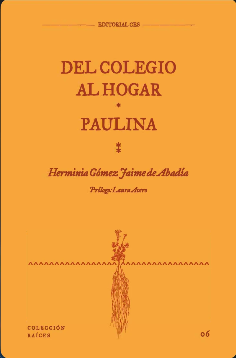 Portada: Del colegio al hogar/Paulina